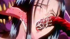 Young hentai babe attacked and nailed by ugly tentacles