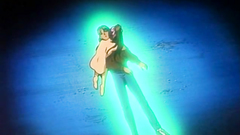 Hentai girl gets in trouble with a horny monster