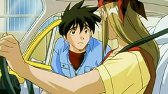 Old school hentai cuties in erotic sex cartoon