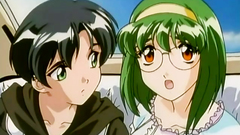 Old school hentai cuties in erotic sex cartoon