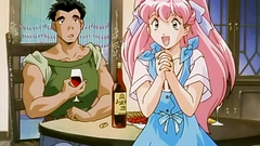 Old school hentai cuties in erotic sex cartoon