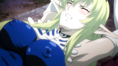 Lovely blonde elf babe gets in trouble with goblins