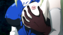 Lovely blonde elf babe gets in trouble with goblins