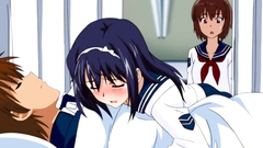 Big breasted schoolgirl gets nailed from behind