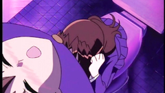 Toilet blowjob from amazing little schoolgirl