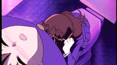 Toilet blowjob from amazing little schoolgirl