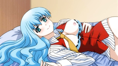 Young and pretty hentai cuties penetrated in their cunts