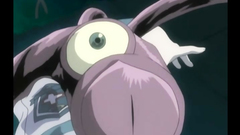 Nerdy teen in glasses attacked by horny tentacles