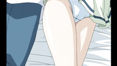 Short-haired and big breasted babe feels great