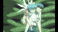 Naughty hentai teens fuck horrible creatures