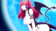 Demonic redhead gal with big tits always feeling horny