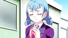 Teenage cutie blows dick standing on her knees