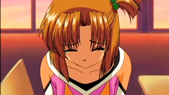 Busty hentai gal feels the temptation and fucks hard