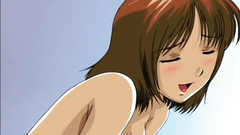 Short-haired busty hentai slut loves hardcore action