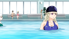 Awesome young cuties seduced for fuck in the swimming pool