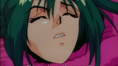 Hot redhead babe with nice tits in hentai erotic toon