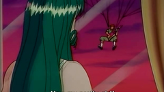 Hot redhead babe with nice tits in hentai erotic toon