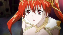 Fully breasted redhead babe blows cock like a pro