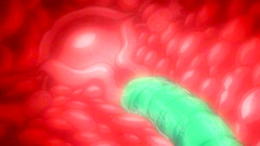 She pleased really hard by horny tentacles