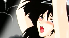 Tied up brunette babe moans for mercy but they just don't care