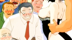 Tied up brunette babe moans for mercy but they just don't care