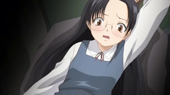 Tiny brunetteschoolgirl molested and forced to stroke