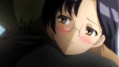 Beautiful babe in glasses groped and molested