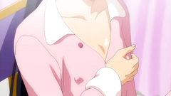 Black-haired cutie pleases herself in her bedroom