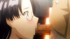 She takes facial after a face fuck - hentai toon