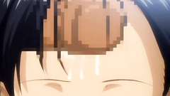 She takes facial after a face fuck - hentai toon