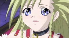 Blonde hentai babe shows her skills in cock sucking