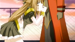 Passionate blowjob on her knees - hentai cutie shows her skills