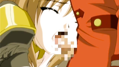 Passionate blowjob on her knees - hentai cutie shows her skills