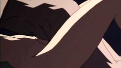 Hot brunette with awesome body fucks in hentai clip