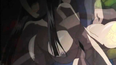 Hot brunette with awesome body fucks in hentai clip