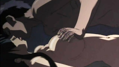 Hot brunette with awesome body fucks in hentai clip