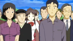 Naughty brunette with nice boobs gangbanged by horny dudes