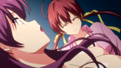 Amazing threesome banging with busty sexy babes