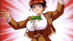 Magic, monsters and robots in hentai cartoon