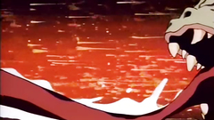 Magic, monsters and robots in hentai cartoon