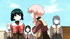 Lovely schoolgirl seduced for a naughty action by perverts