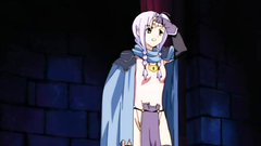 Skinny abbe in black stockings banged from behind