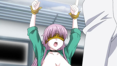 Big breasted sexy girl gets in BDSM tortures in the subway