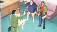 Busty naked woman gets into the trouble