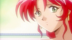 Naughty hentai redhead cutie in sex cartoon