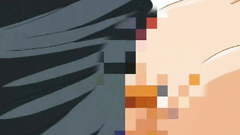 Threesome hentai sex with awesome naked cutie