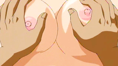 Rough throat fuck with beautiful hentai cutie