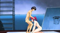 Young naked girl with big tits gets drilled hard