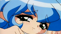 Passionate fuck with demonic hentai babe on the floor