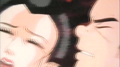 Funny hentai toon with beautiful black-haired woman